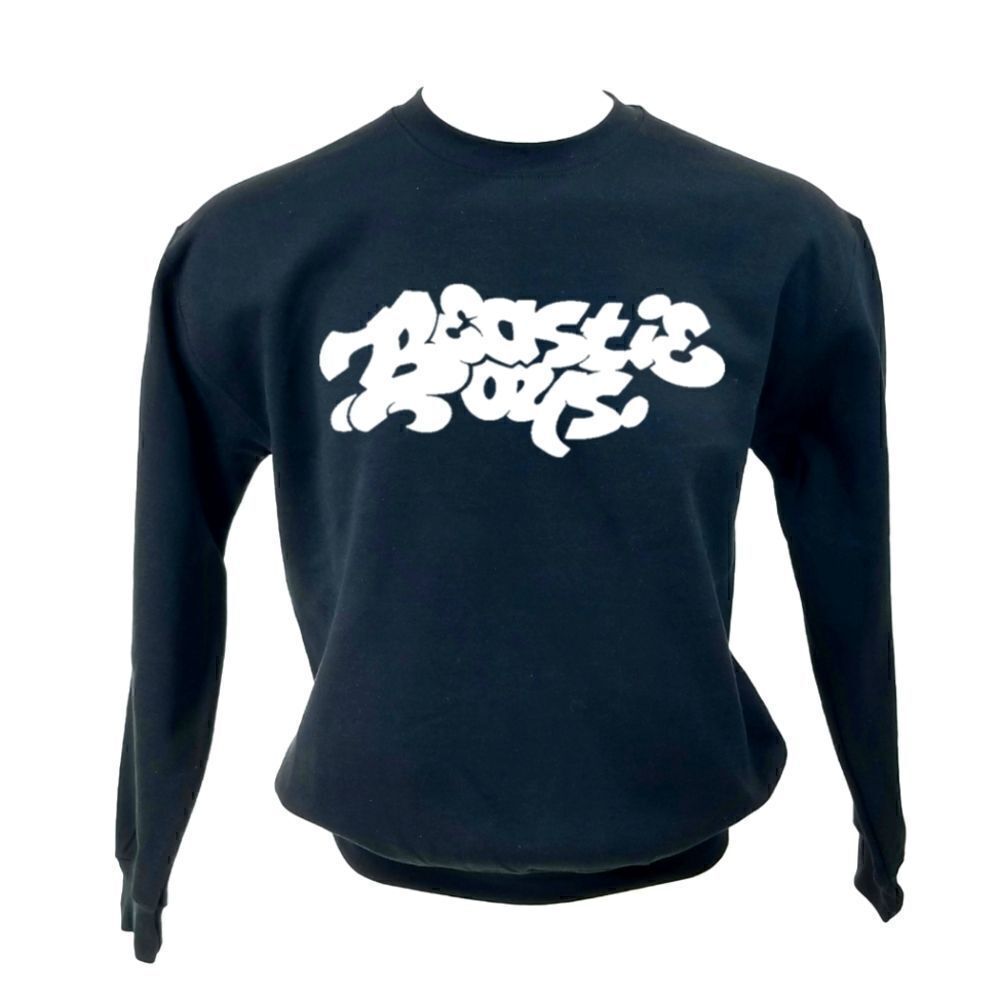 BEASTIE BOYS Graffiti "Graff" Logo Hip Hop Rap Tee Pullover Crewneck Sweatshirt